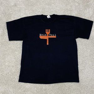 Big Logo Back Rammstein Band Mein Teil Tee